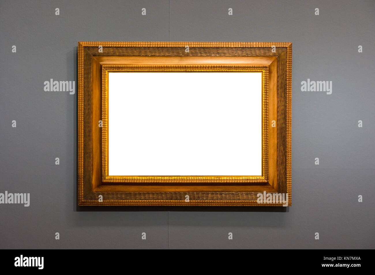 Blank Art Museum Isolated Painting Frame Decoration Indoors Wall White ...