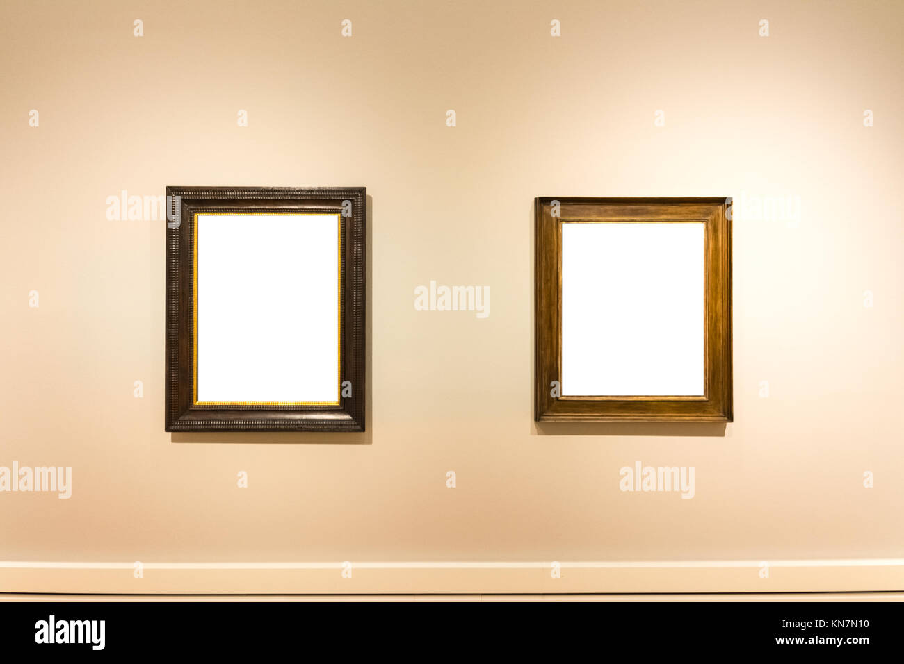 Blank Art Museum Isolated Painting Frame Decoration Indoors Wall White ...