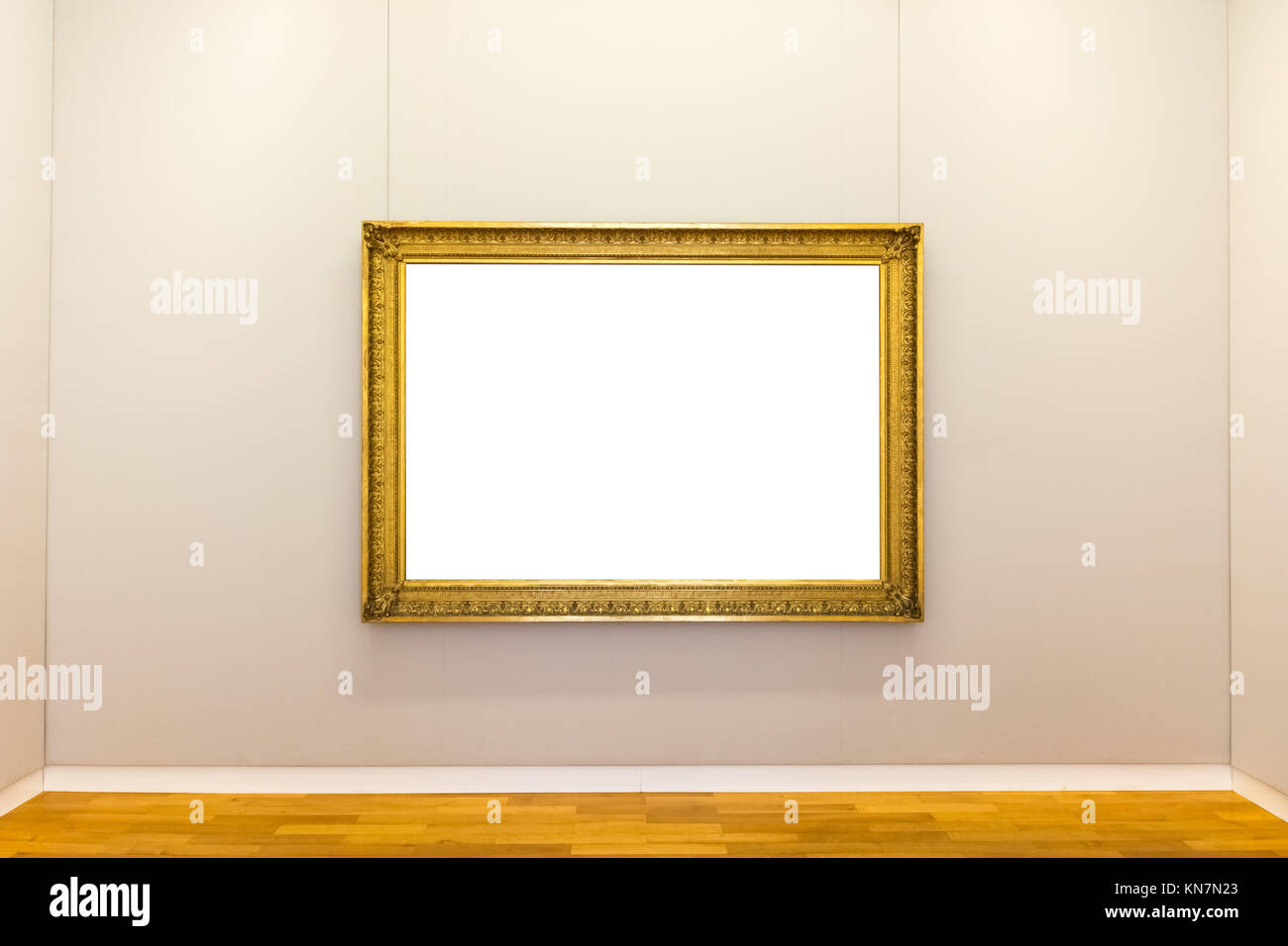 Blank Art Museum Isolated Painting Frame Decoration Indoors Wall White ...