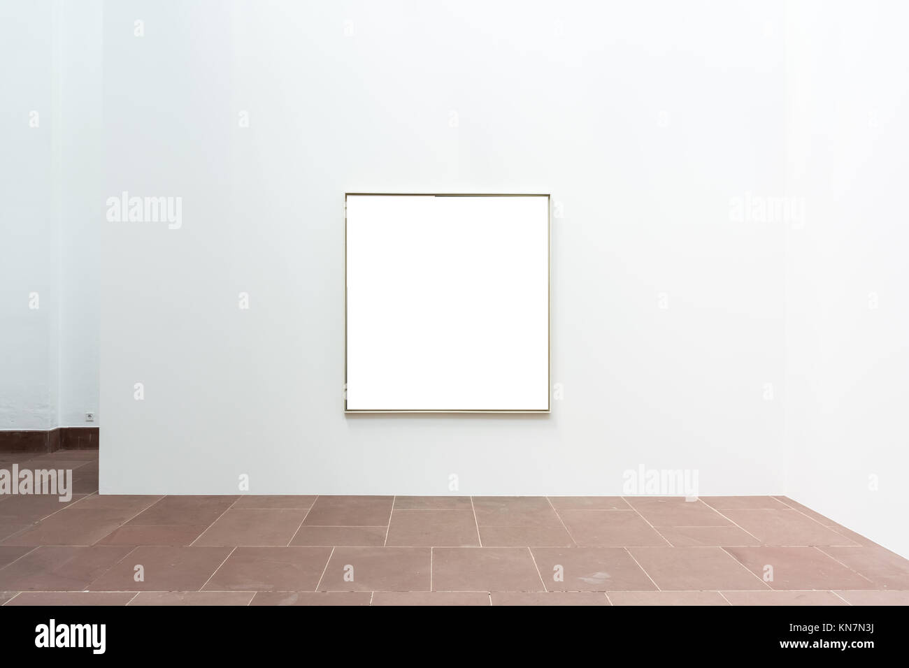 Blank Art Museum Isolated Painting Frame Decoration Indoors Wall White ...