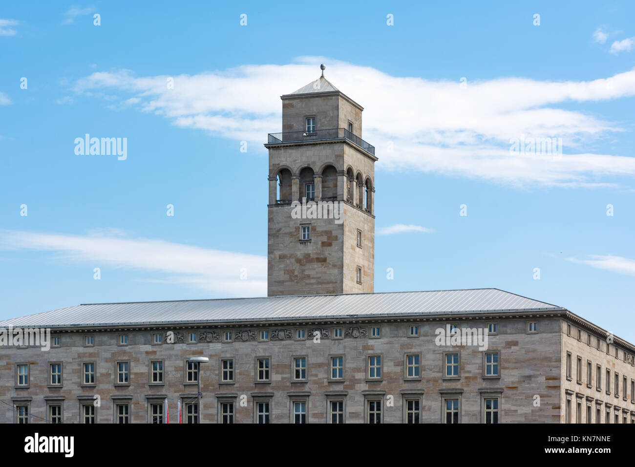 Karlsruhe Volkswohnung Building Apartment Residential Construction Company Exterior Sight Destination Location Stock Photo