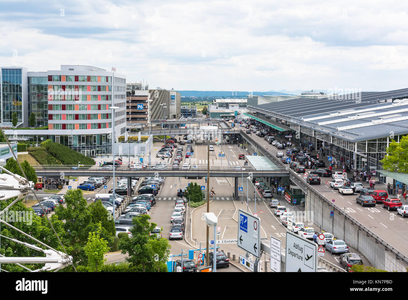 The Stuttgart Airport is the international airport of Stuttgart and is the sixth busiest airport