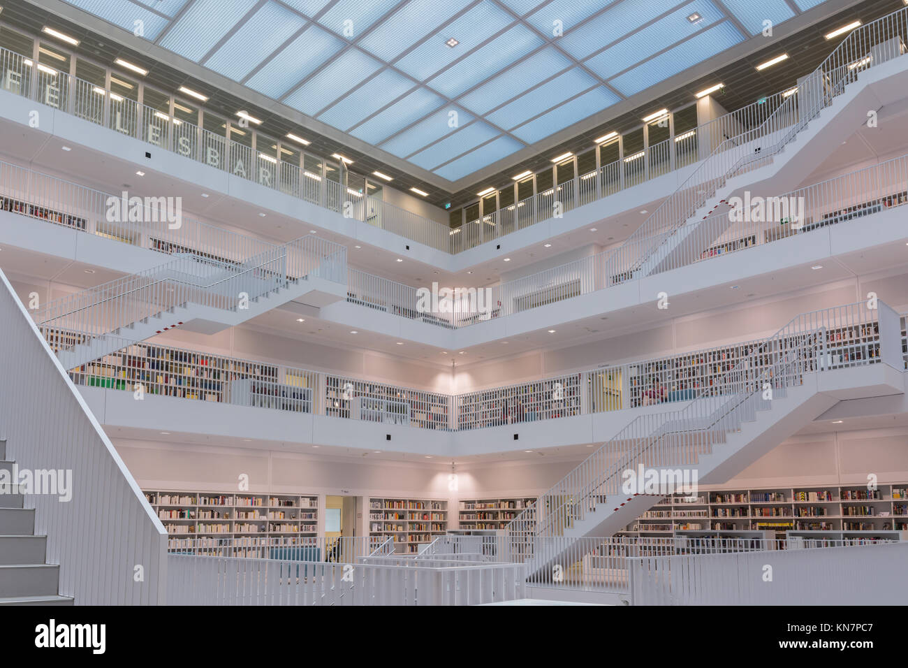 Stuttgart Stadtbibliothek Architecture City Library Famous Modern ...
