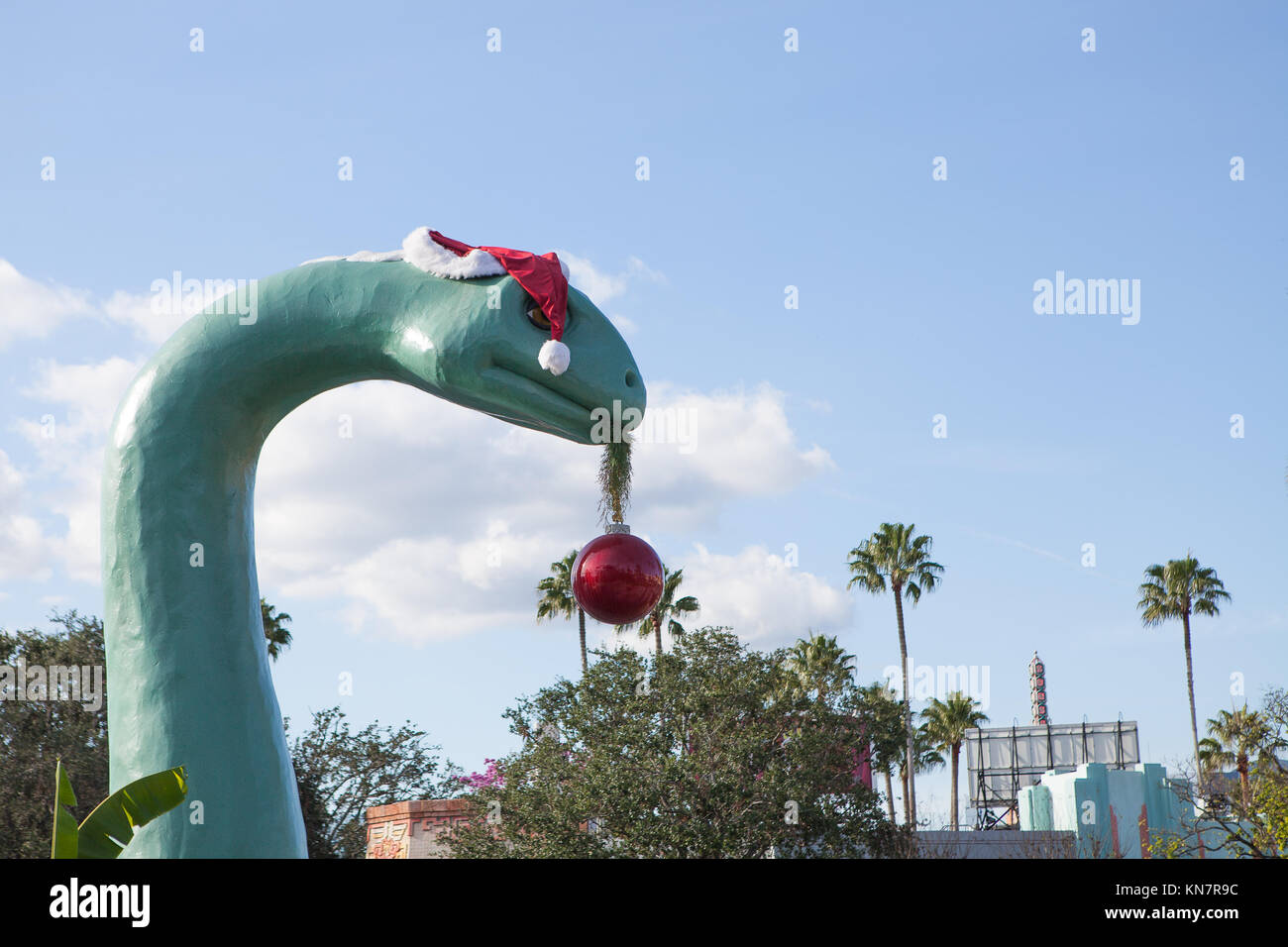 Gertie the dinosaur at Disney's Hollywood Studios in Orlando, Florida Stock Photo
