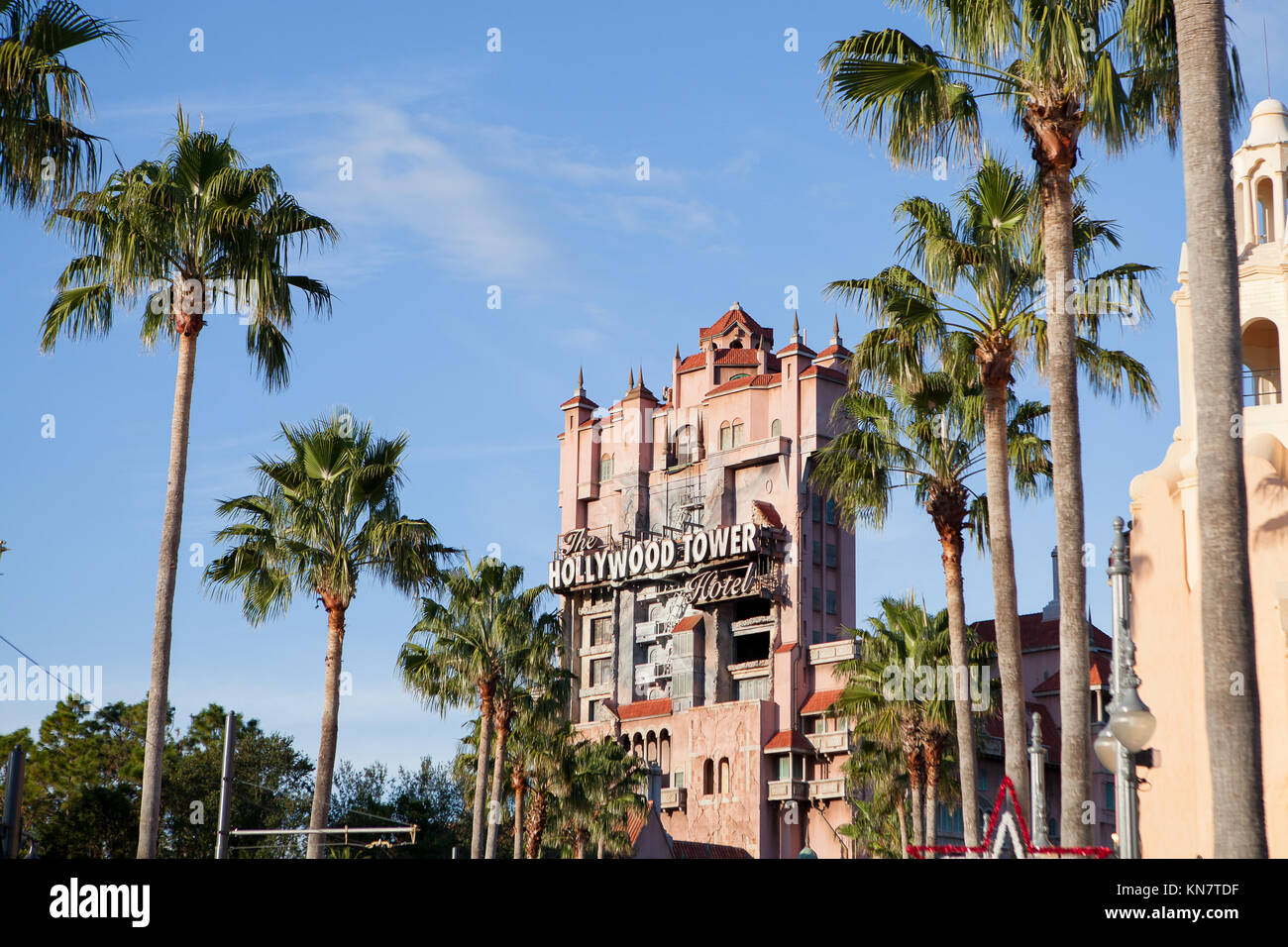 Tower of Terror, Disney's Hollywood Studios, Orlando, Florida Stock Photo