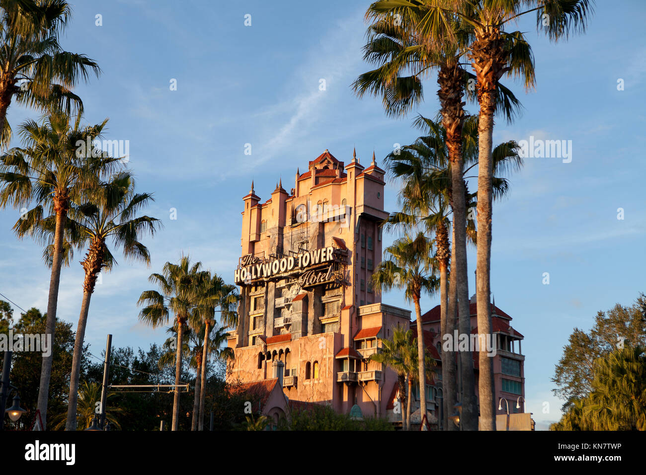 Tower of Terror, Disney's Hollywood Studios, Orlando, Florida Stock Photo
