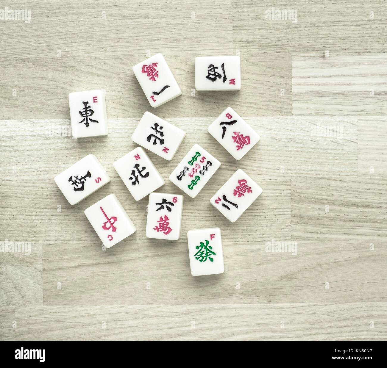 Mahjong Solitaire stock image. Image of chinese, asia - 100025657
