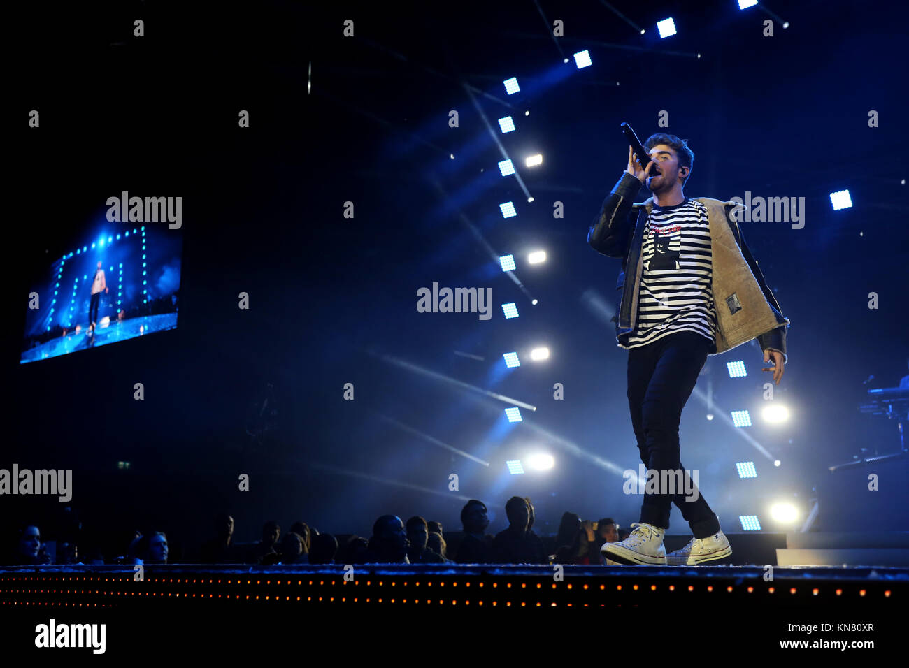 The Chainsmokers perform on stage during day two of Capital's Jingle