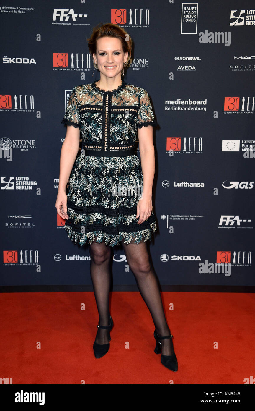 Veerle Baetens attends the 30th European Film Awards 2017 at Haus der Berliner Festspiele on December 9, 2017 in Berlin, Germany. Stock Photo