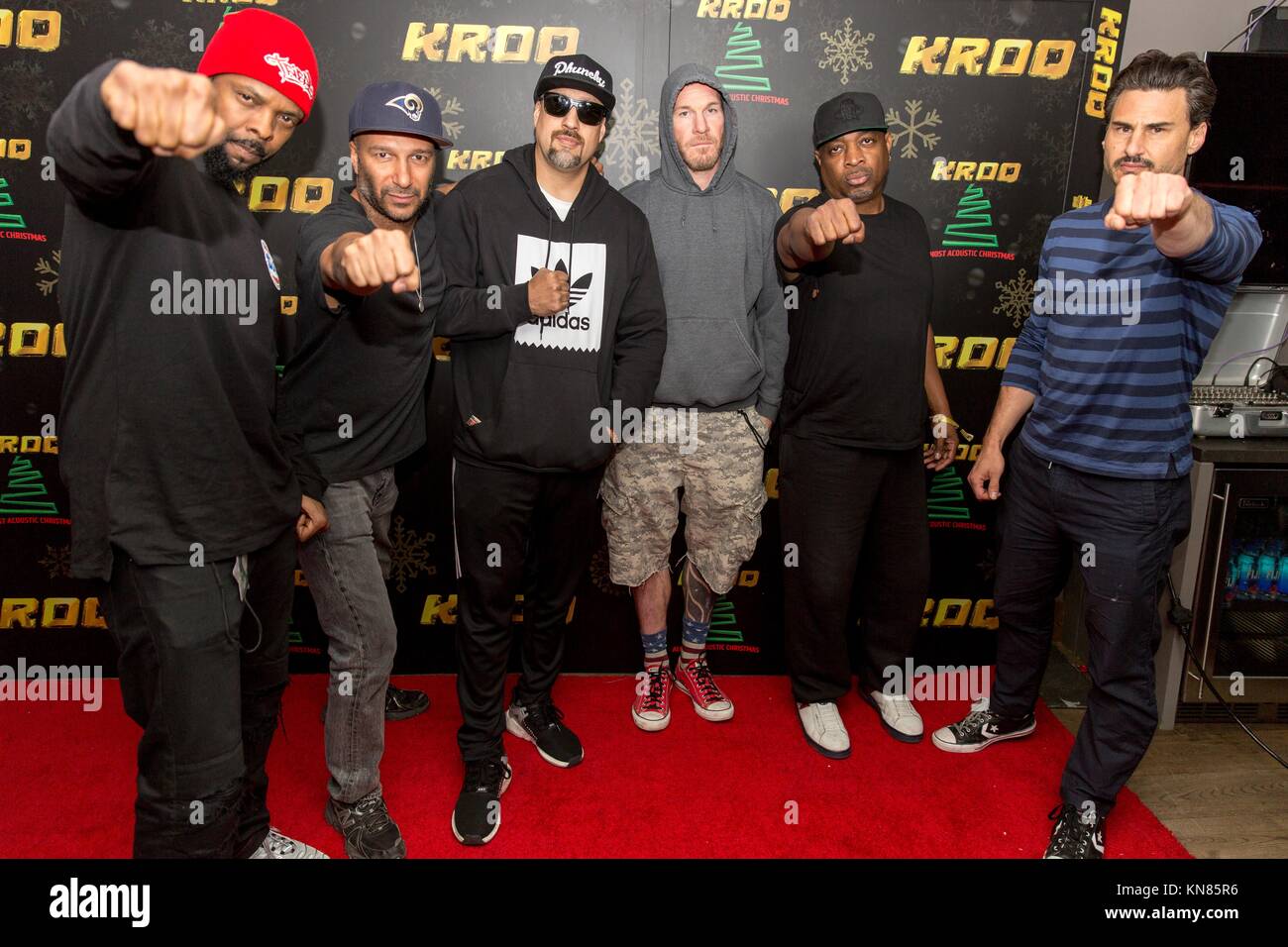 Tim Ralph Inglewood Inglewood, California, USA. 9th Dec, 2017. DJ LORD, TOM MORELLO, B-REAL ...