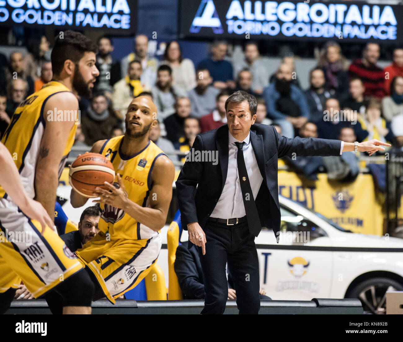 Luca Banchi (Fiat Torino Auxilium) during the Serie A Basketball Match