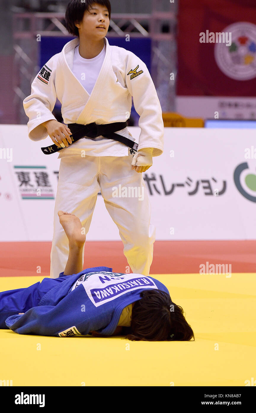 Tokyo, Japan. 2nd Dec, 2017. (T-B) Uta Abe, Rina Tatsukawa (JPN) Judo ...