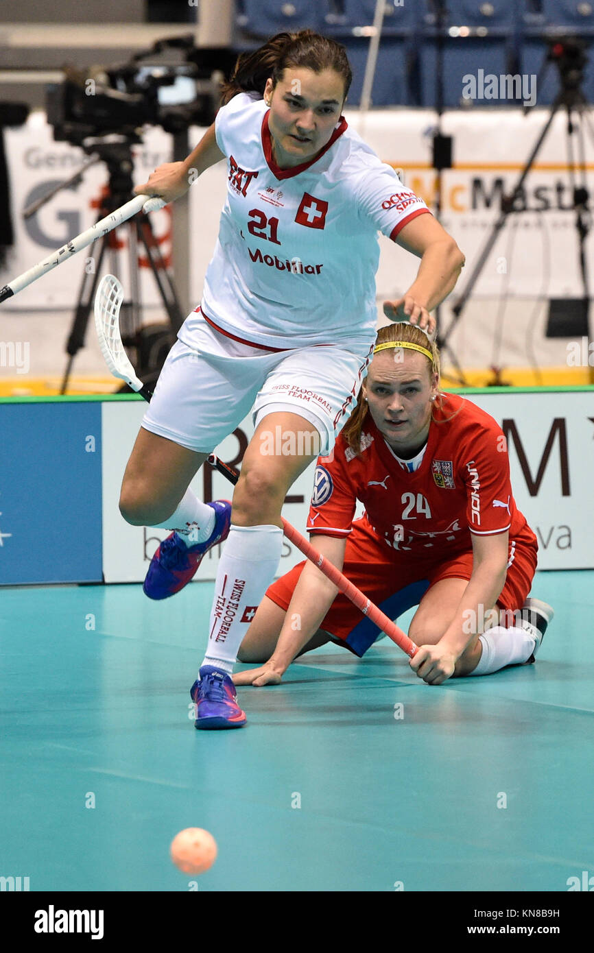 LR Swiss CORIN RUTTIMANN and Czech DENISA RATAJOVA in action during