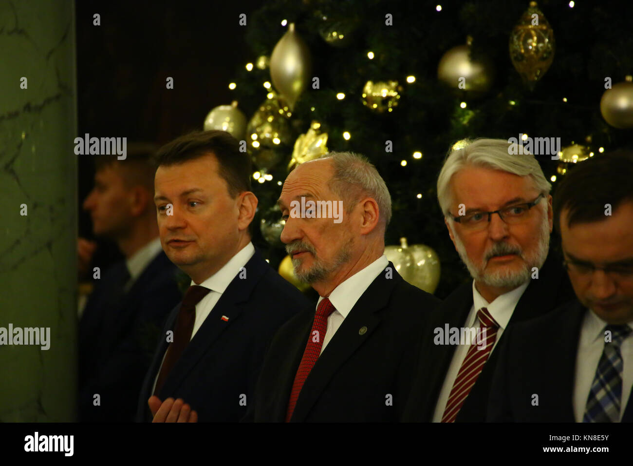 Warsaw, Poland. 11th Dec, 2017.  President Duda appoints new Prime Minister Mateusz Morawiecki and new Council of Ministers with ceremony at Presidential Palace. Previous Prime Minister Beata Szydlo declared her dismission on Friday (8th December 2017). Credit: Jake Ratz/Alamy Live News Stock Photo