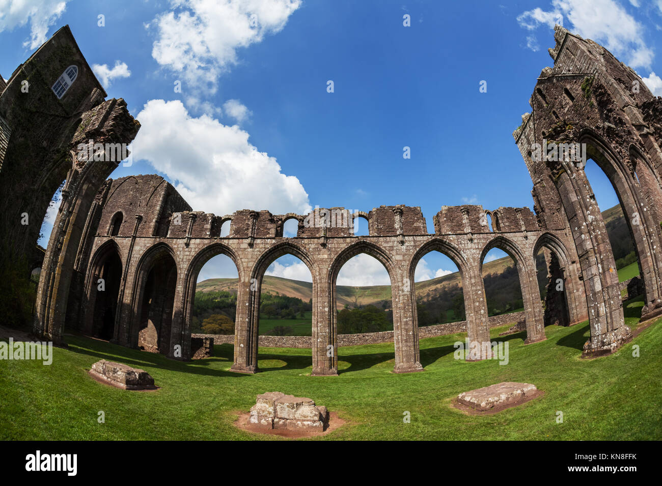 Llanthony Priory, Abergavenny, Wales Stock Photo Alamy