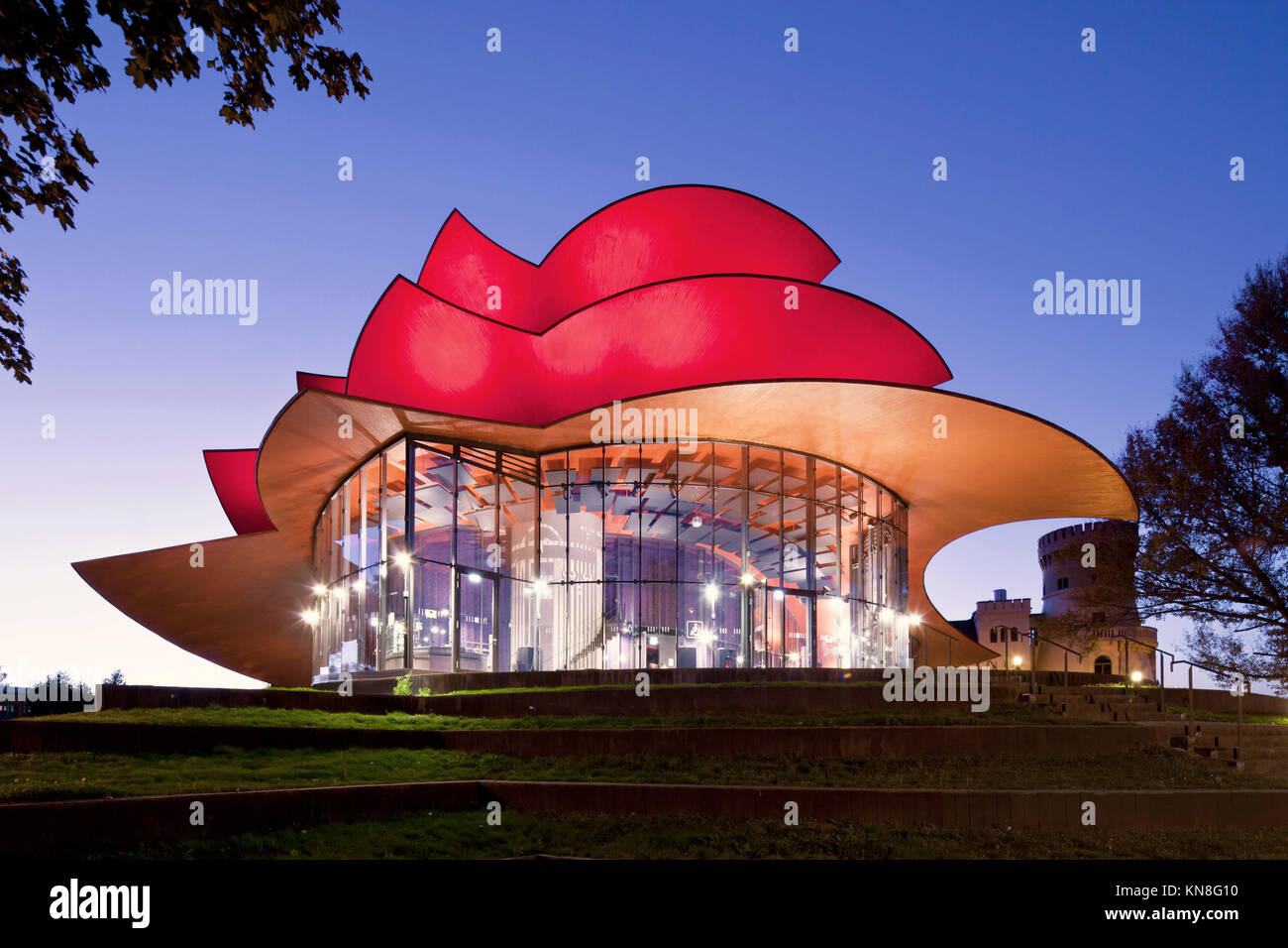 Hans Otto Theater in Potsdam, architect Gottfried Boehm, Germany Stock