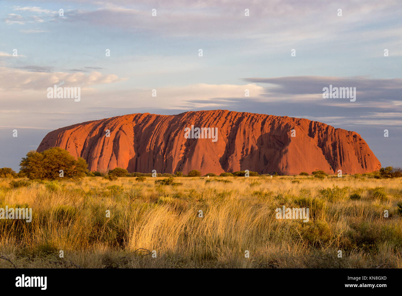 Uluru Ayers Rock Outback Australia Stock Photo