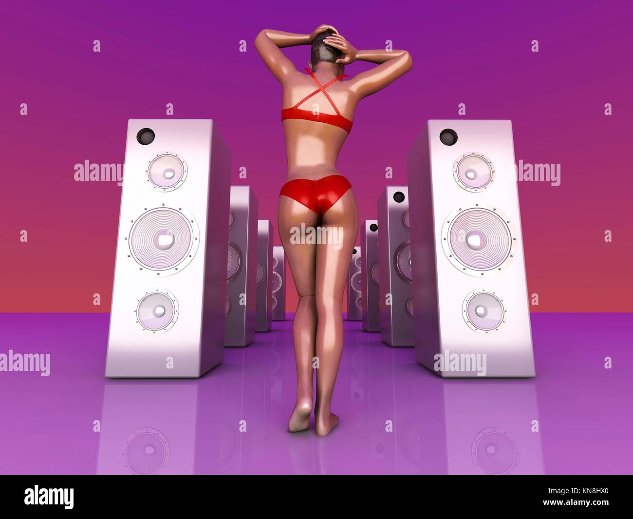 Summer Music. 3D rendered Illustration Stock Photo Alamy