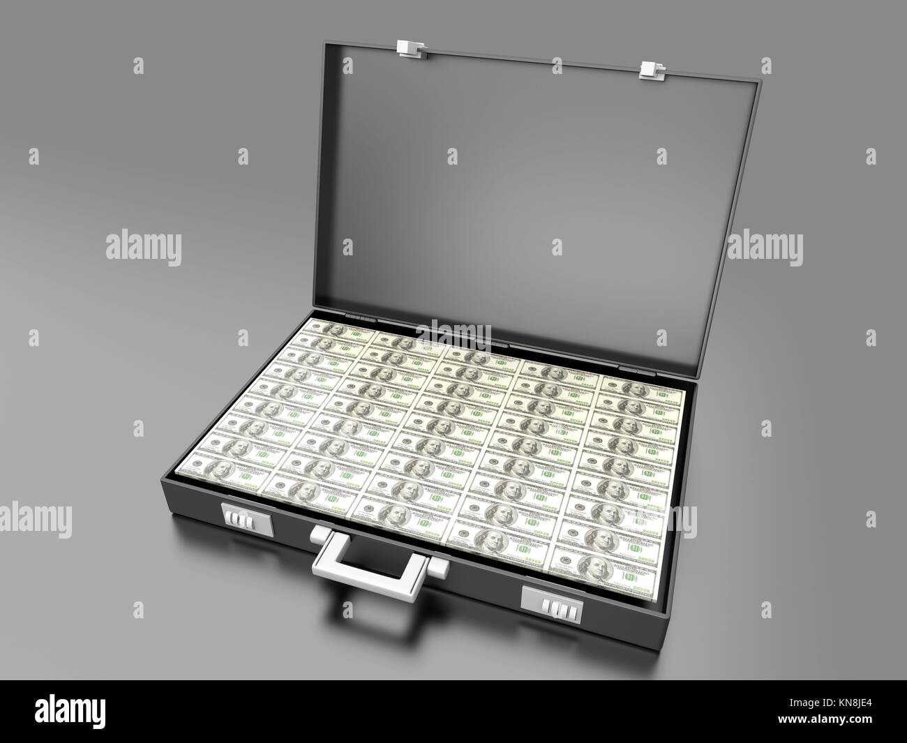 A briefcase full of Cash Stock Photo Alamy
