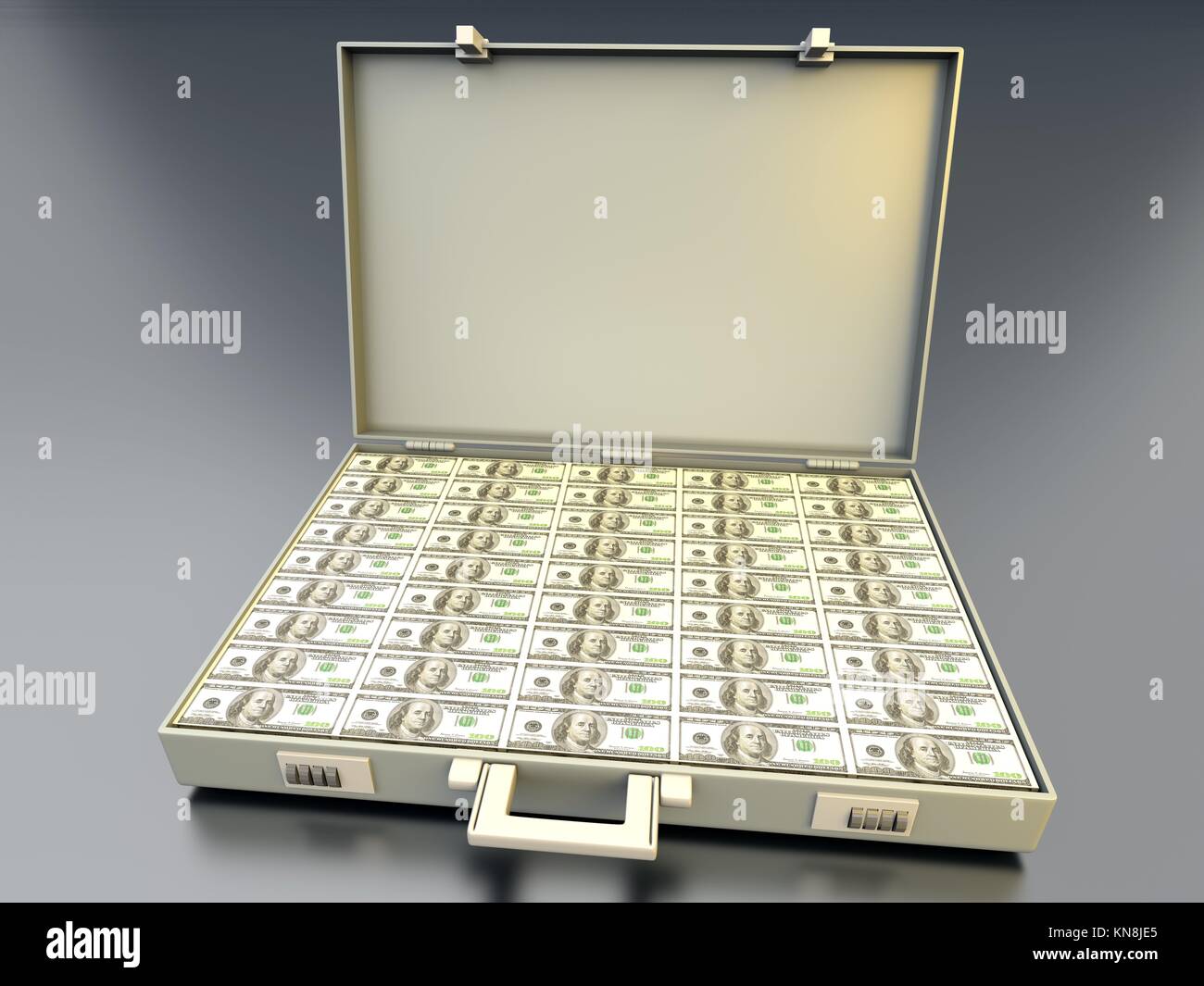 A briefcase full of Cash Stock Photo Alamy