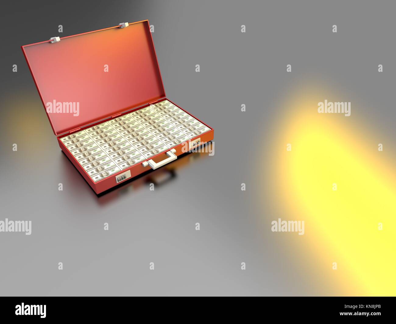 A briefcase full of Cash Stock Photo Alamy