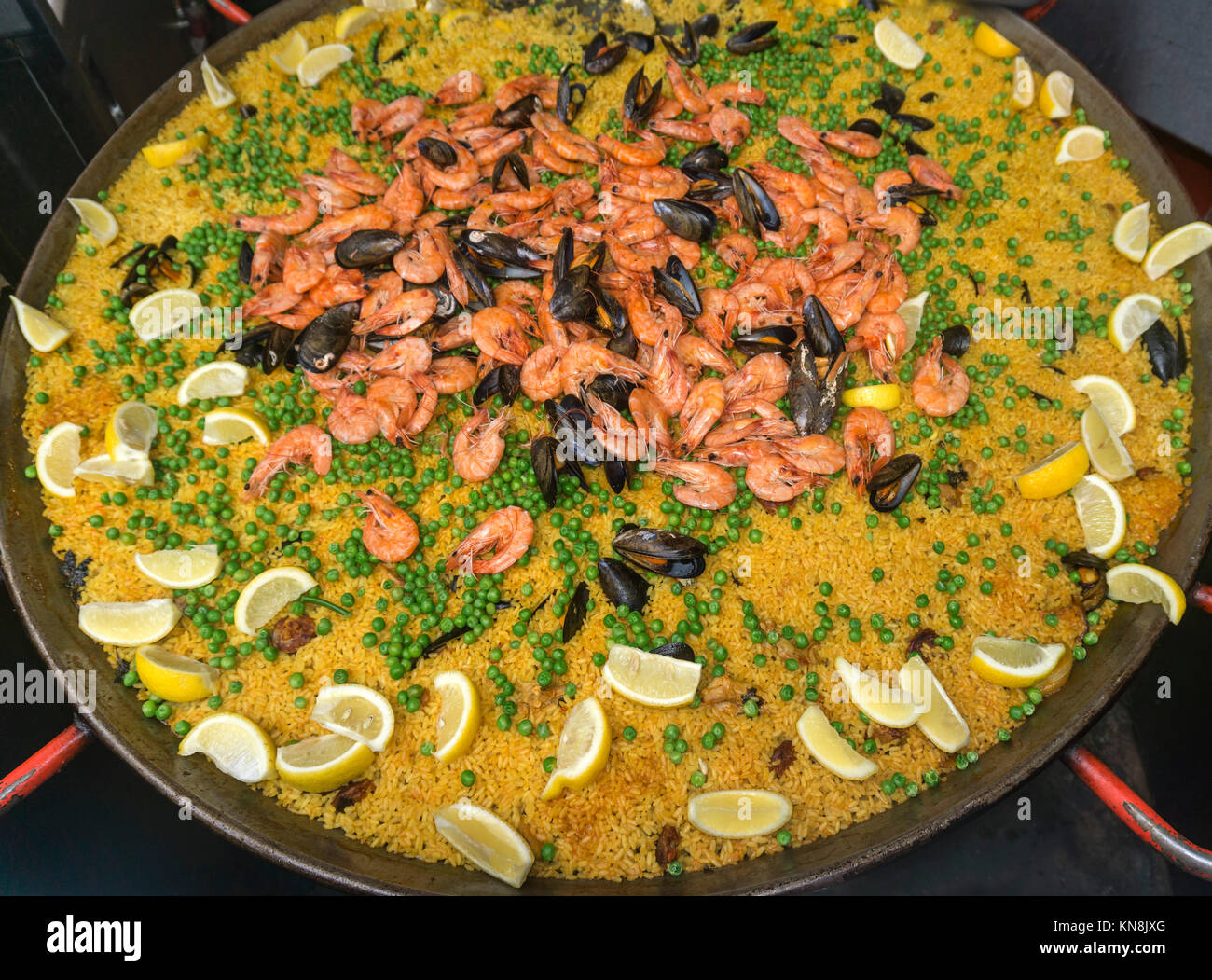 Paella, Boroughs Market, London, UK Stock Photo Alamy