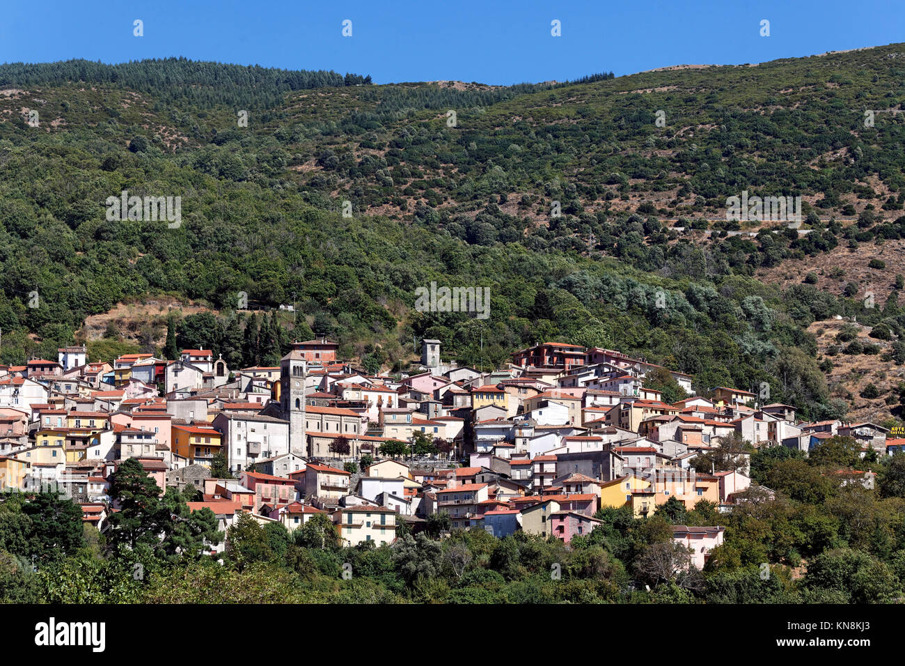 Arizo, Mountain village, Sardinia, Italy Stock Photo