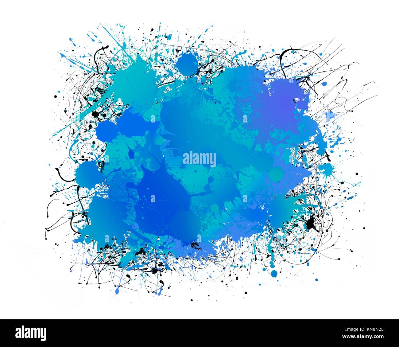 Colorful Paint Splash Background Stock Photo Alamy