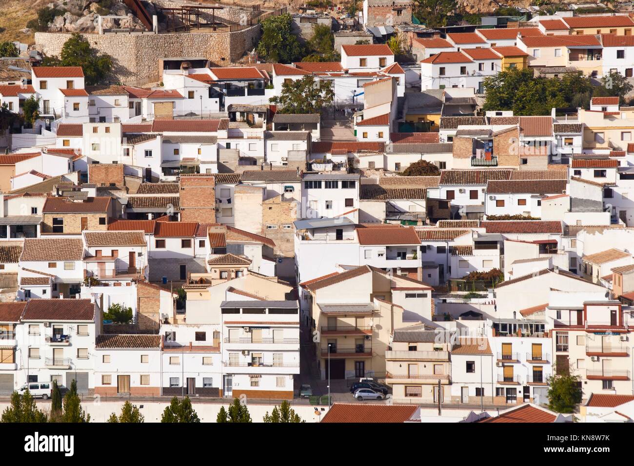 Barrio de Loja in Granada. Stock Photo
