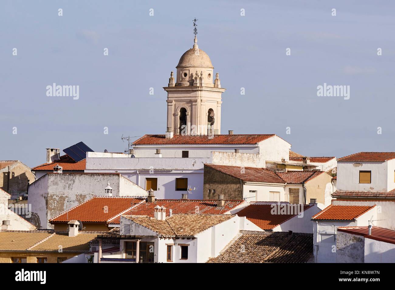 Church of Santa Catalina in Loja, Granada. Spain. Stock Photo