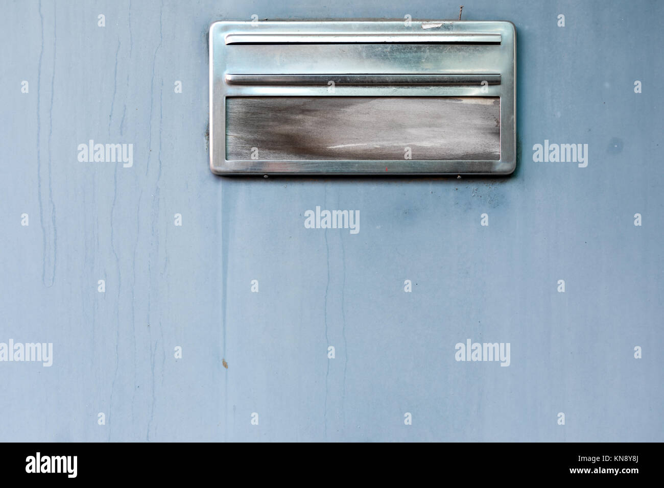 Mail Slot In The Door Of A Vacant House Tokyo Japan Stock Photo