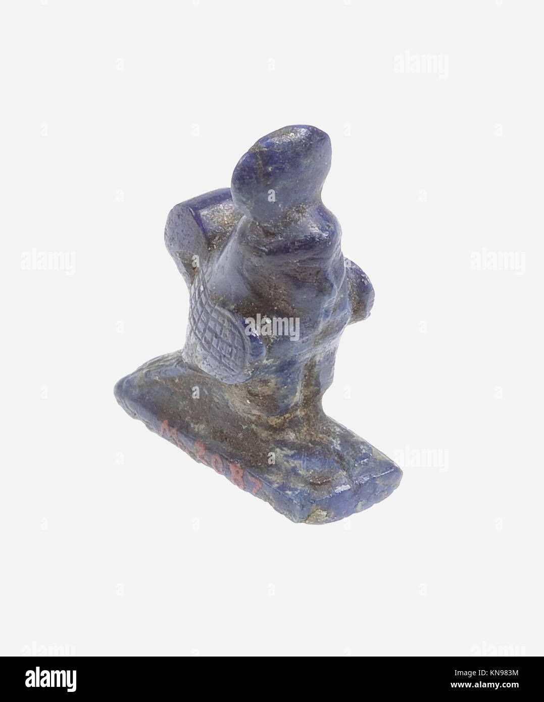 A falcon-shaped amulet used in ancient cultures, representing ...