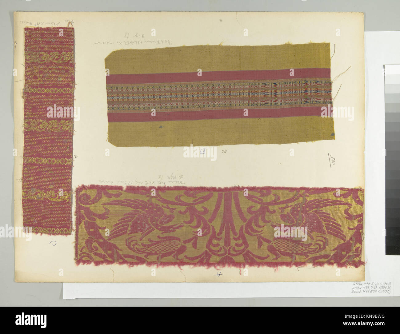 This fragment from the Kelekian Collection represents a broken piece of art, offering insights into the design and materials of ancient objects. Stock Photo