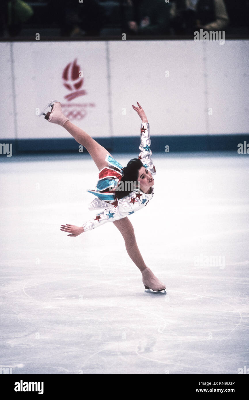 Kristi Yamaguchi (USA) Olympic Champion at the 1992 Olympic Winter