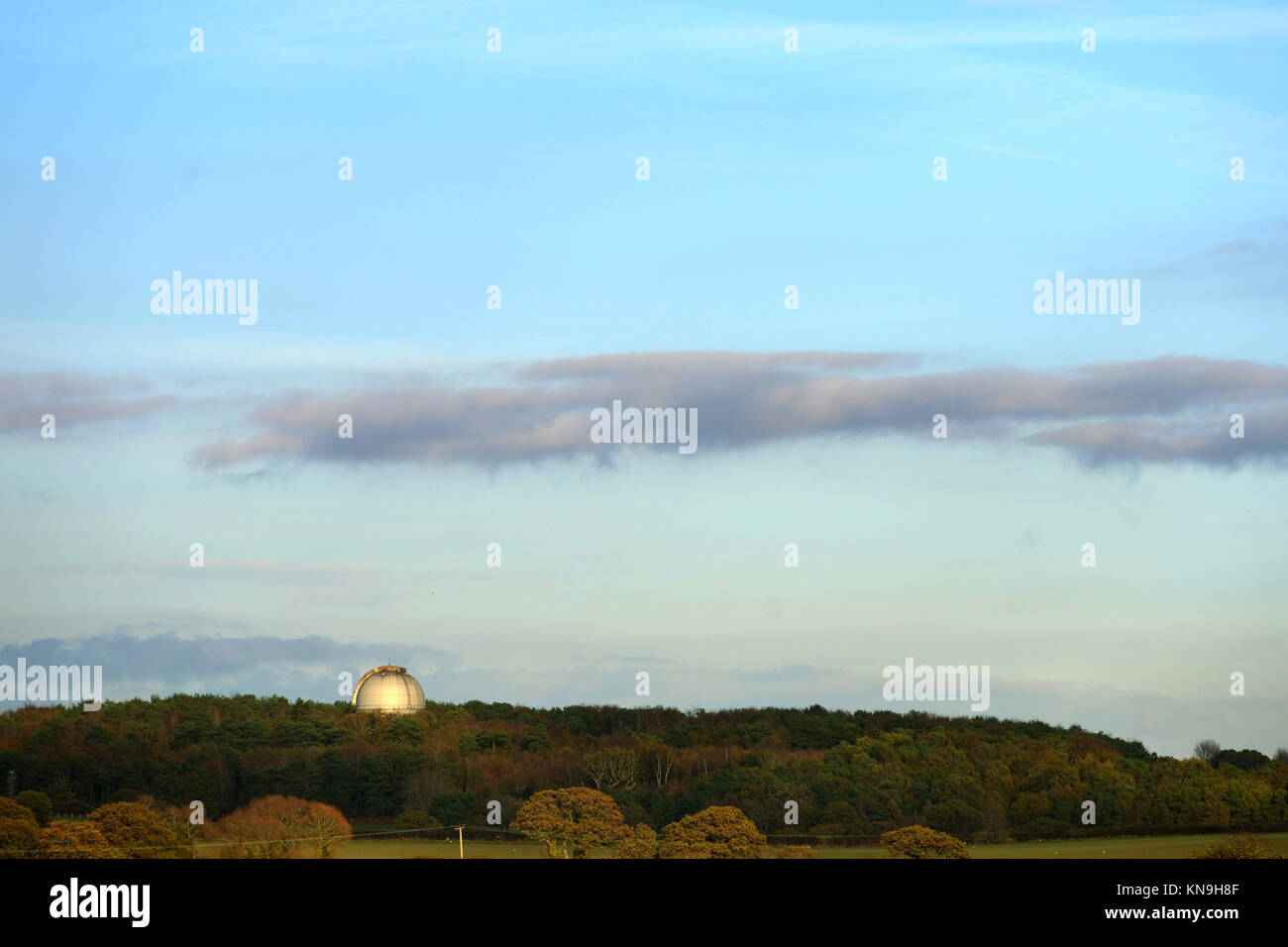 Sir Isaac Newton Observatory at Herstmonceux, East Sussex, the former Royal Greenwich observatory site. Stock Photo