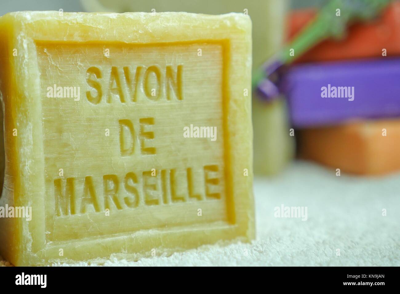 Marseille soap natural Multicolor soaps handmade with organic oil of