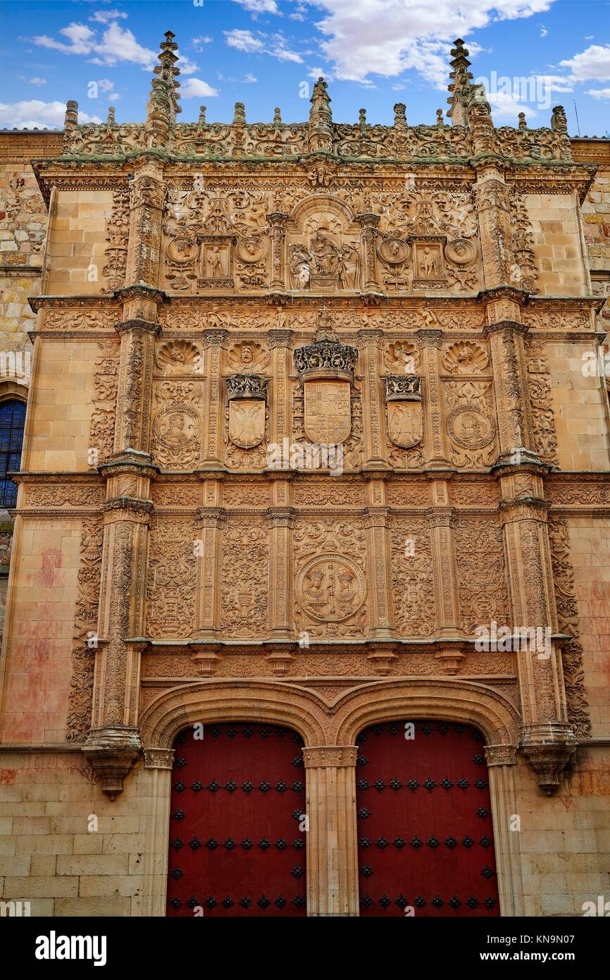 Universidad de Salamanca University facade in Spain Stock Photo Alamy