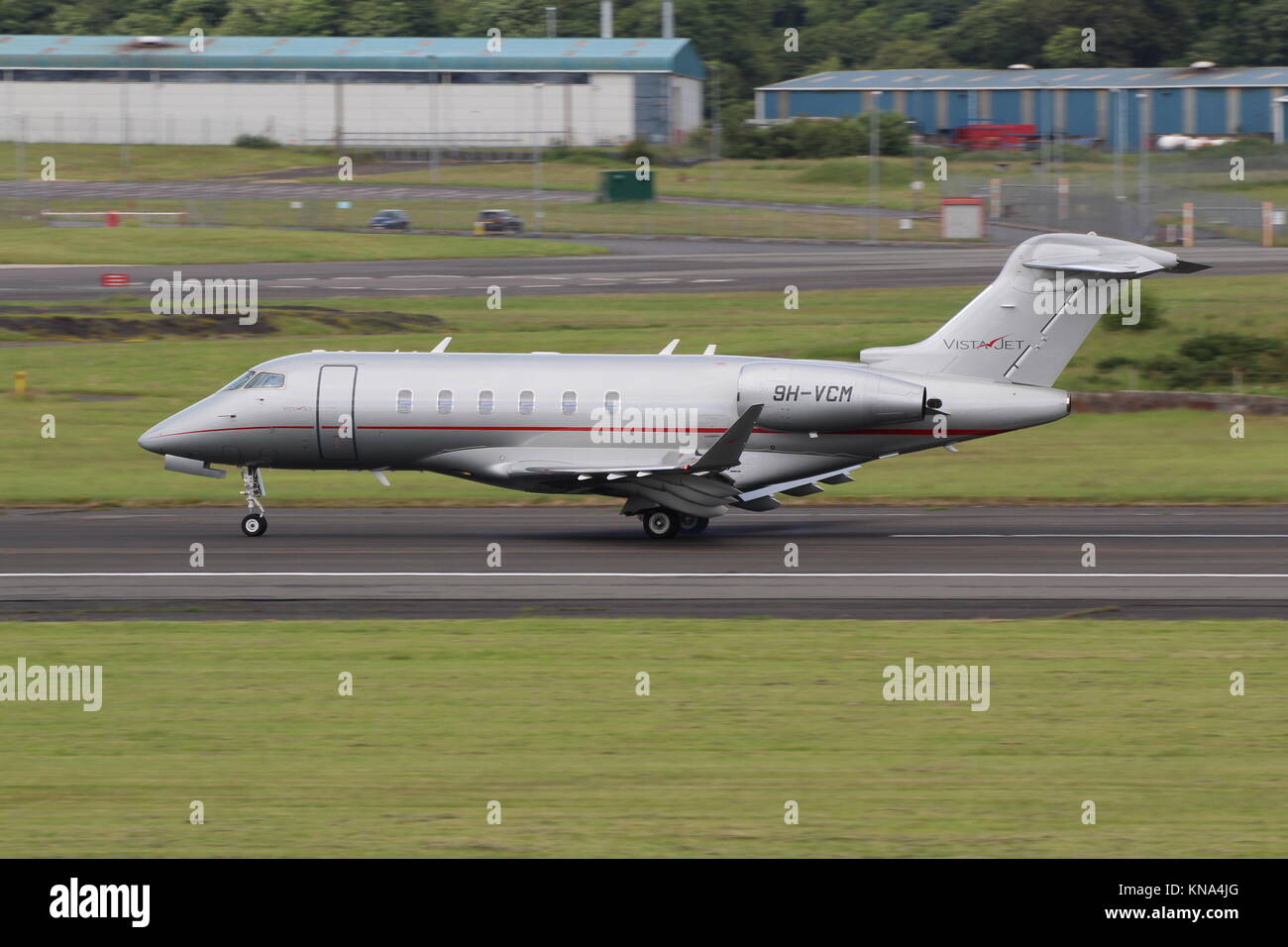 9H-VCM, a Bombardier Challenger 350 business jet operated by VistaJet ...