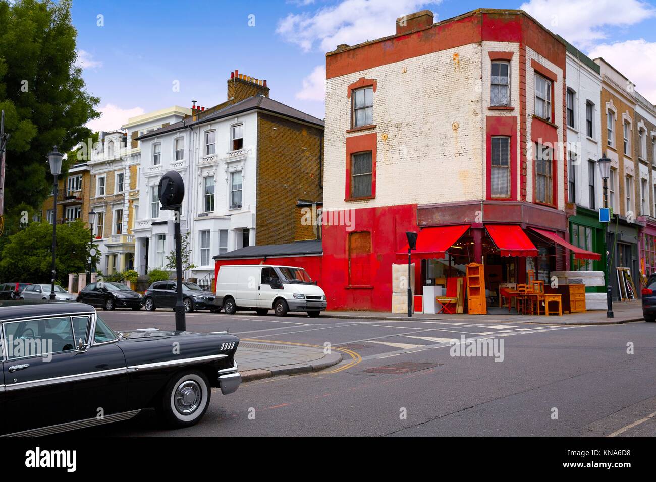 London Portobello road Market vintage in UK England Stock Photo Alamy