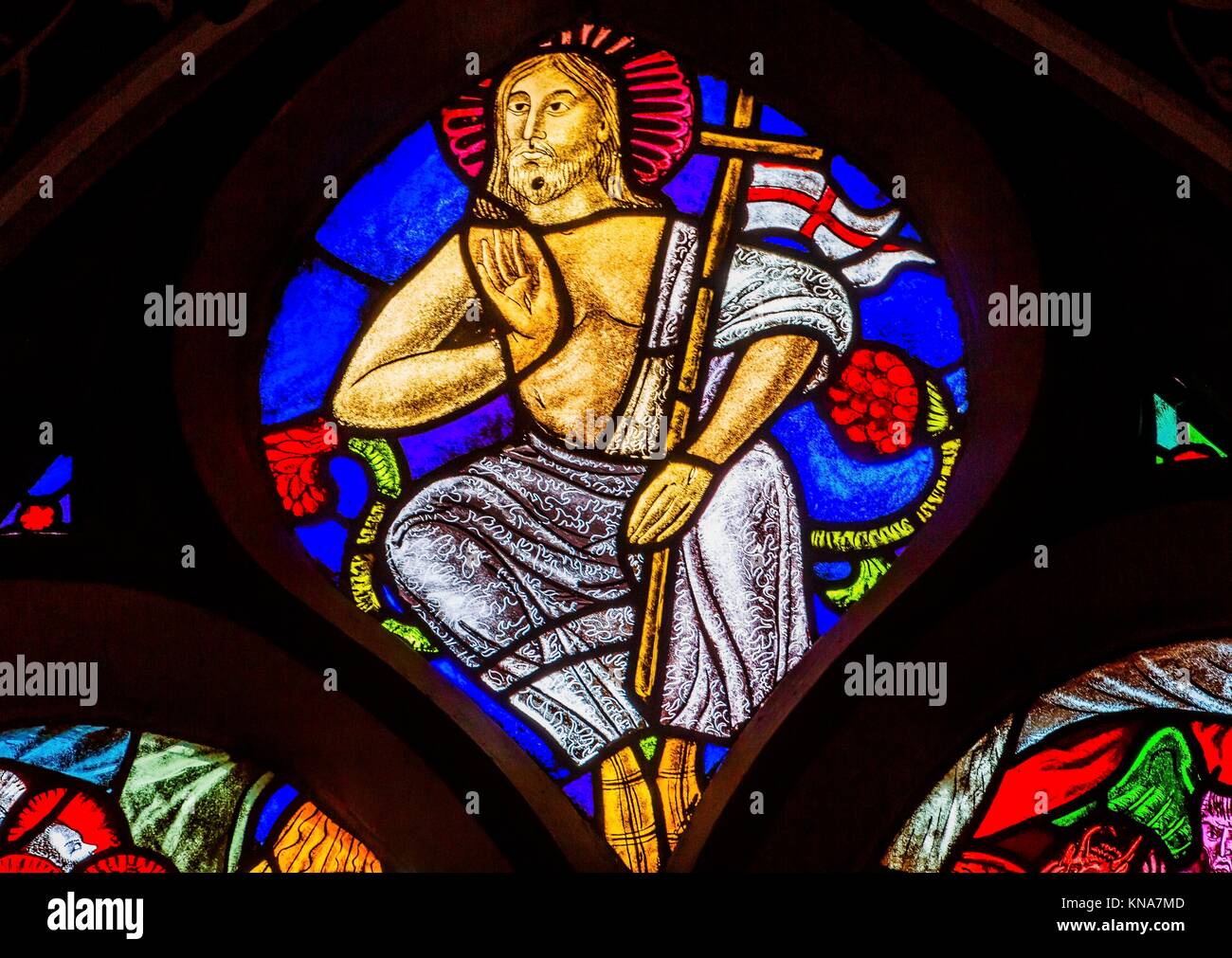 Jesus Christ Faith Love Hope Stained Glass Window De Krijtberg Church