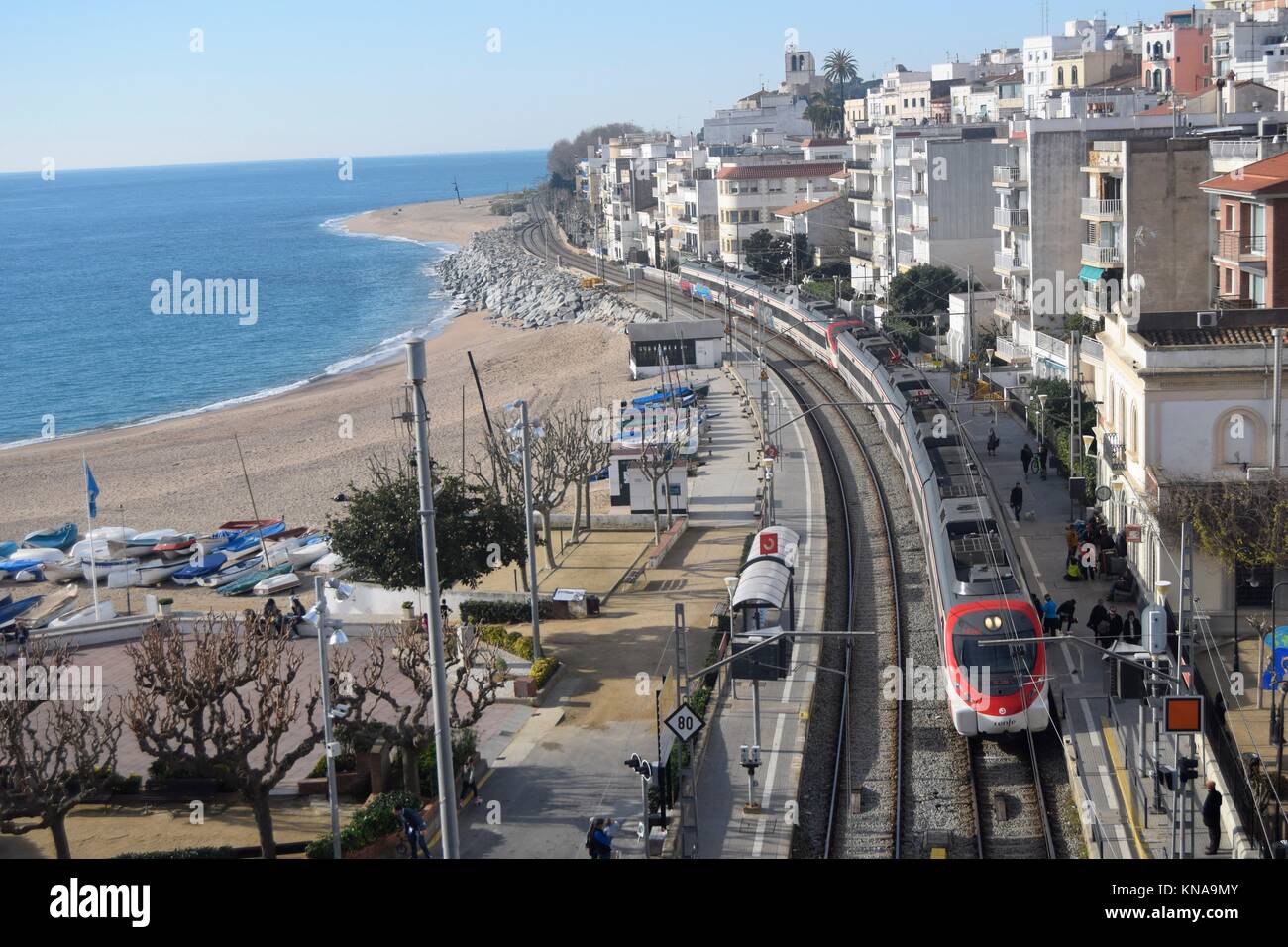 Spanish Subway, Sant Pol de Mar, Spain Stock Photo Alamy
