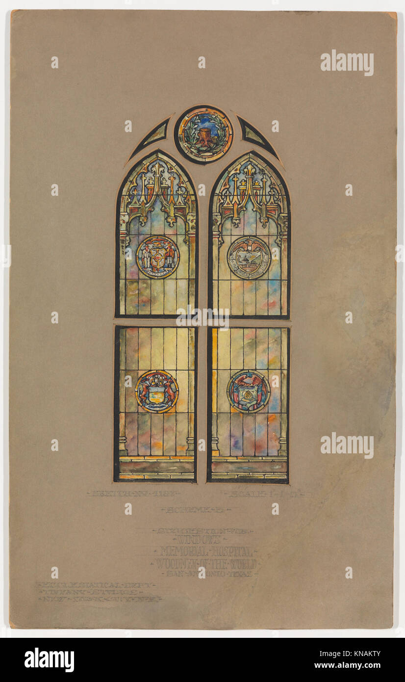 Design for double lancet window MET DP286784 17432 Stock Photo Alamy