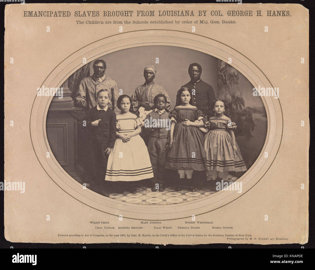 Emancipated slaves brought hires stock photography and images Alamy