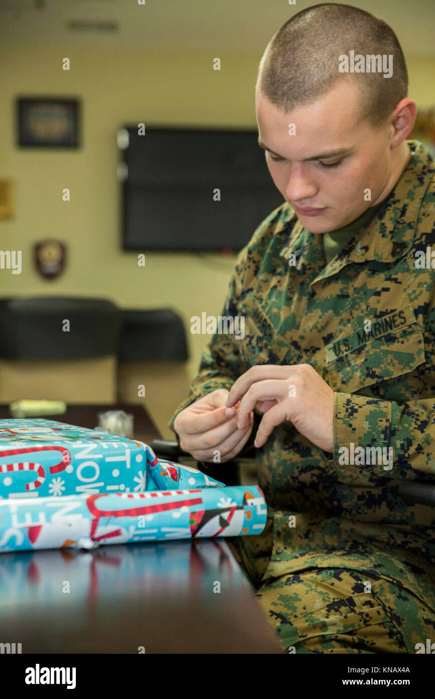 U.S. Marine Corps Cpl. Christopher March, an aviation electronic