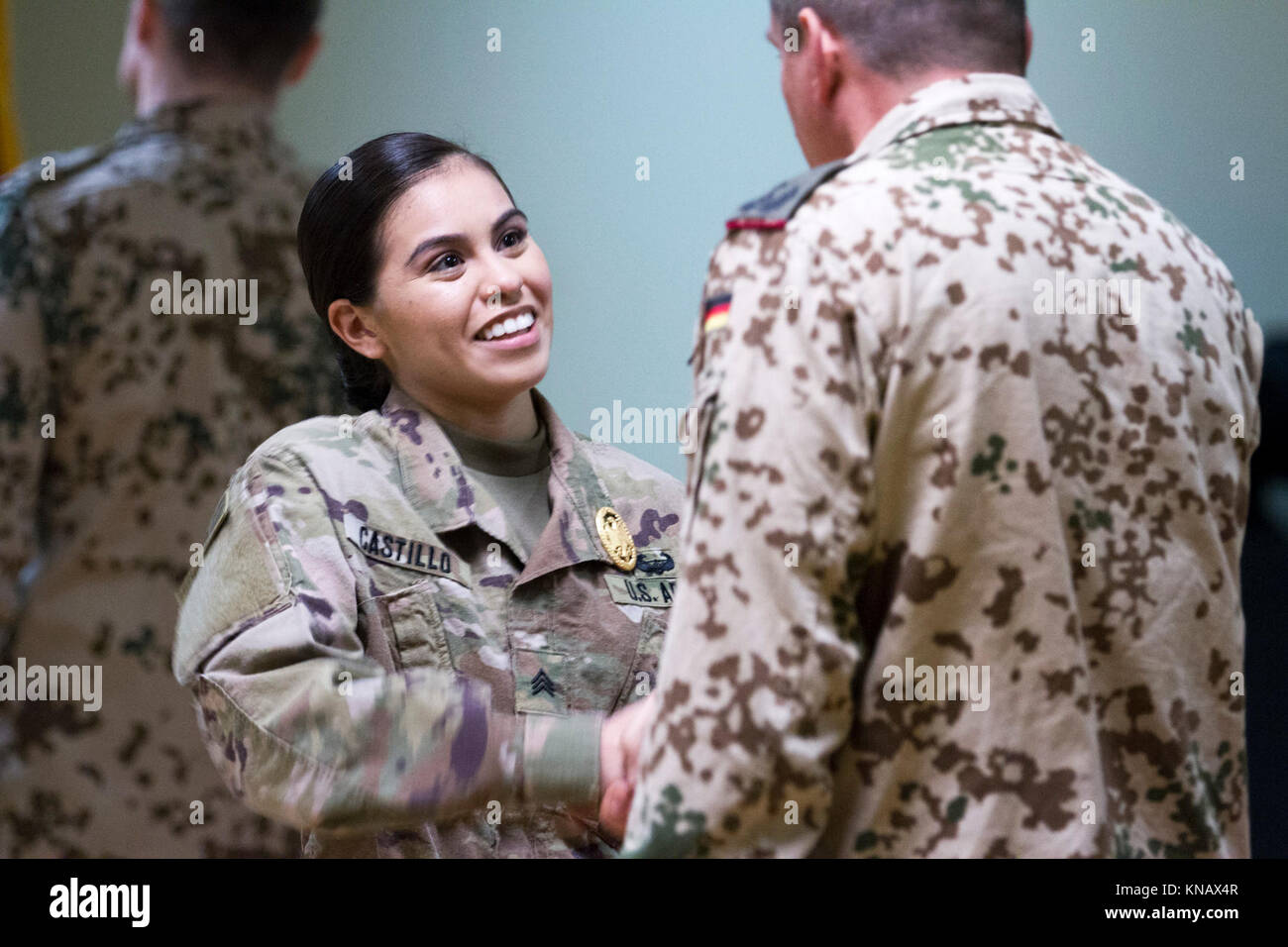 Sergeant Gabriela Castillo, a Soldier with the 86th Combat Support ...