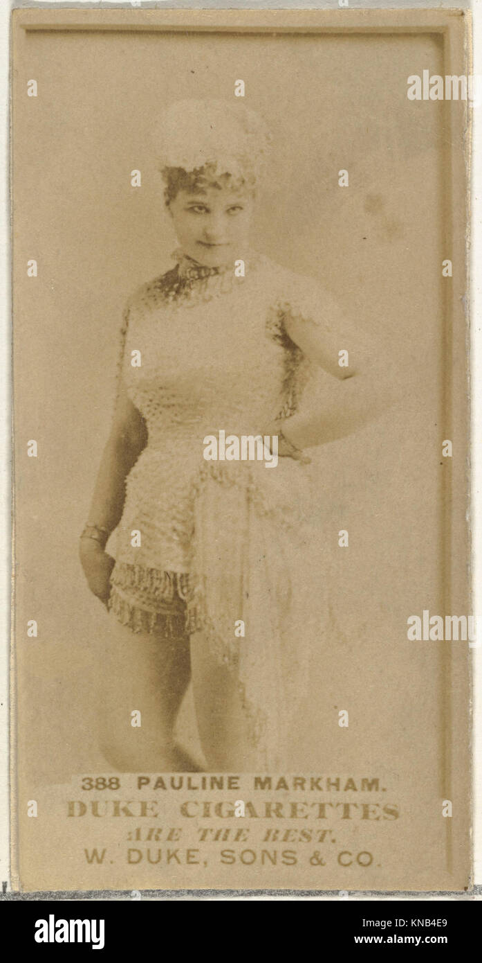 Card Number 388, Pauline Markham, from the Actors and Actresses series