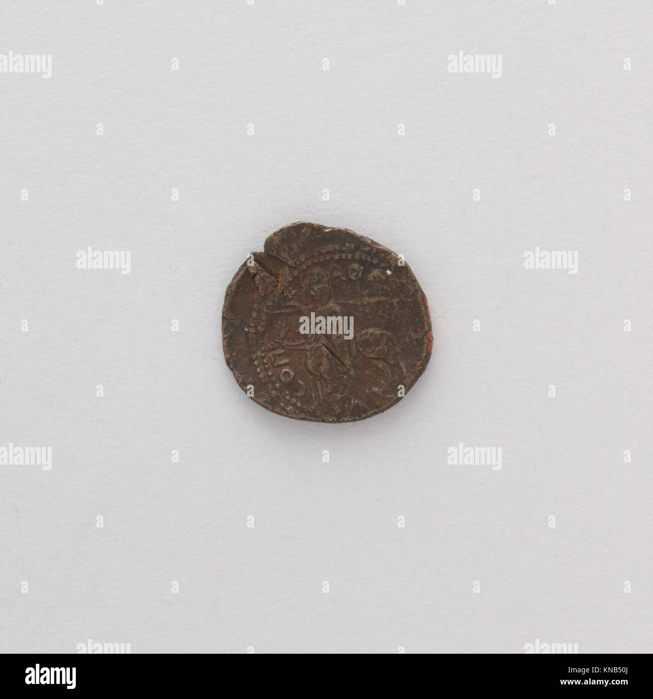 Coin of Roger I, Duke of Sicily MET 30.109 001nov2014 32363 Stock Photo