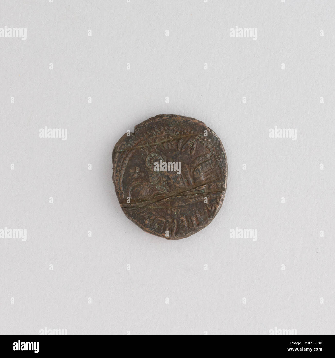 Coin of Roger I, Duke of Sicily MET 30.109 002nov2014 32363 Stock Photo