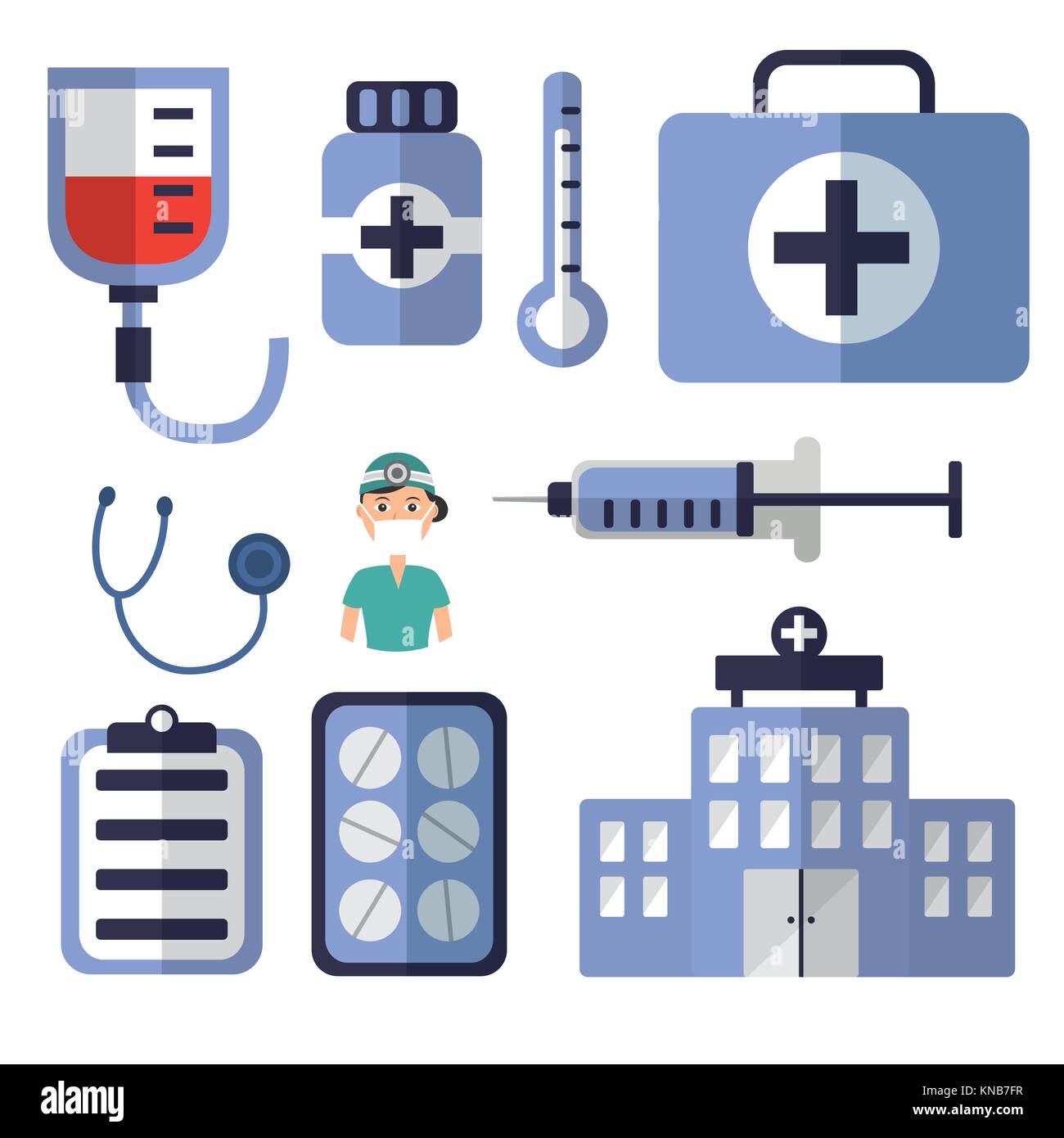 medical equipment medicine instrument healthcare Stock Vector Image