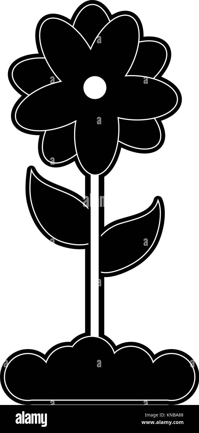 Beautiful flower isolated Stock Vector Image & Art - Alamy